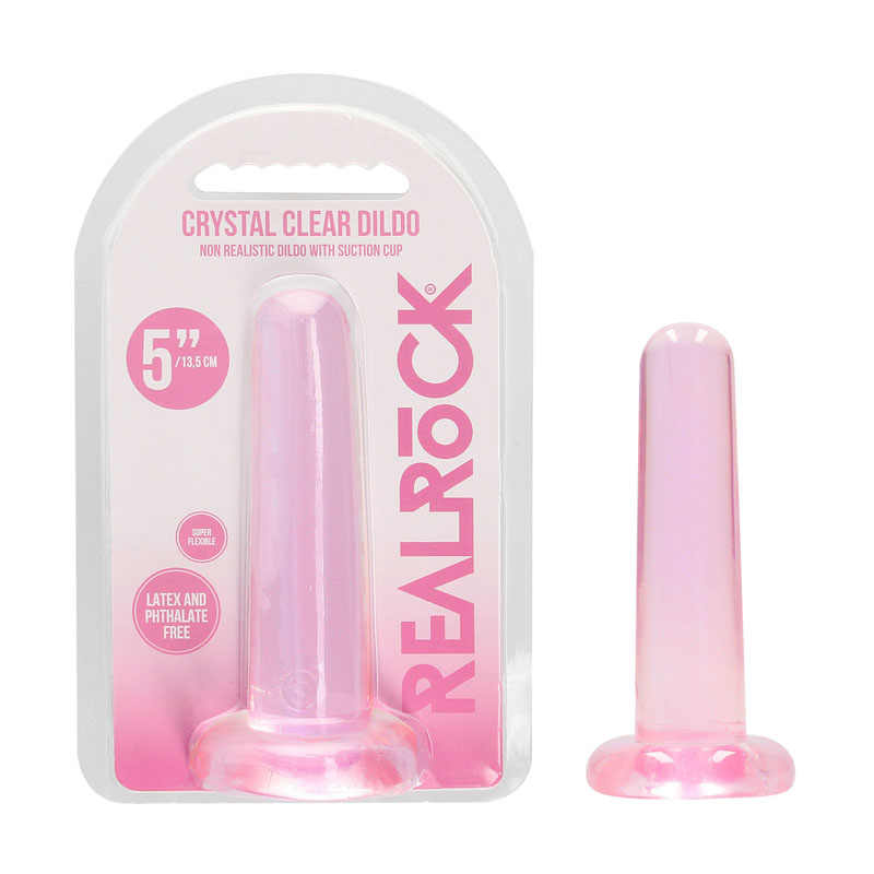 Realrock Dildo with Suction 5 inch - Pink